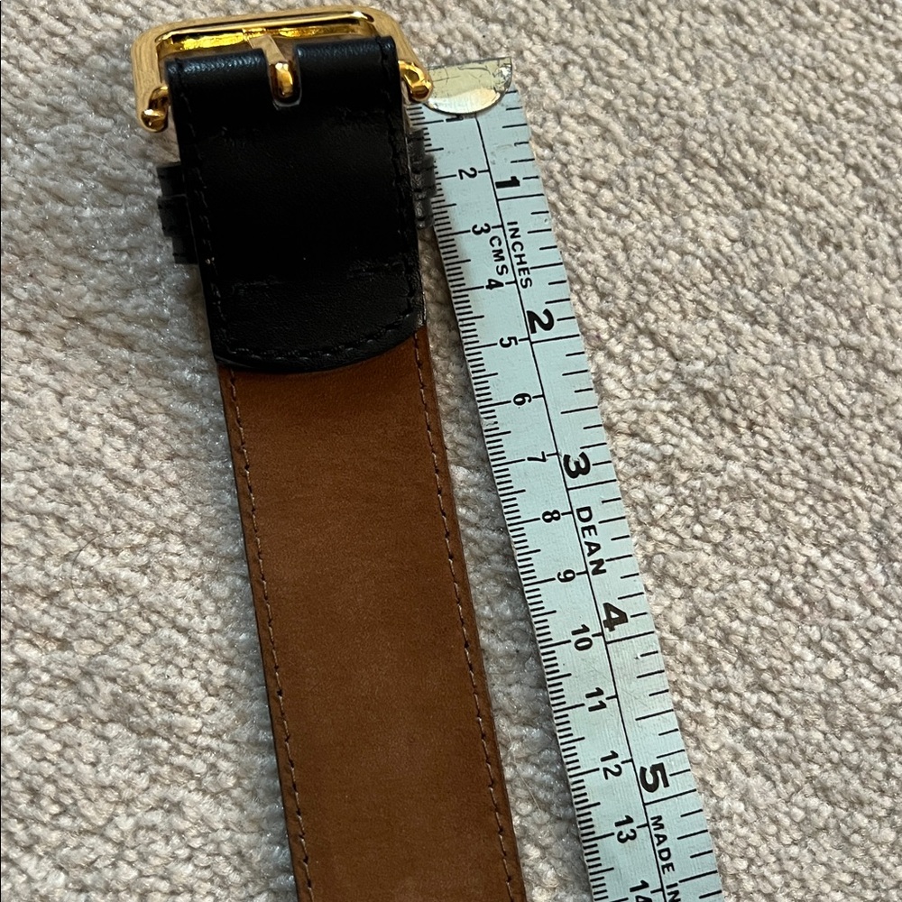 Moschino Black Leather Belt with Dust Bag & Box 💗 - Picture 11 of 16